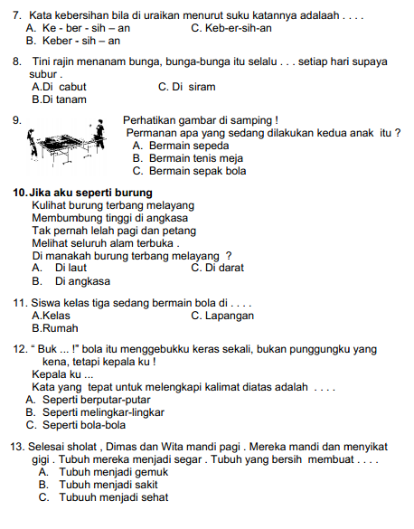 contoh soal essay bahasa indonesia kelas 10 semester 2